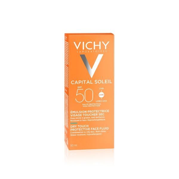 Vichy Capital Soleil Dry Touch Matt Face Fluid Spf50 50ml