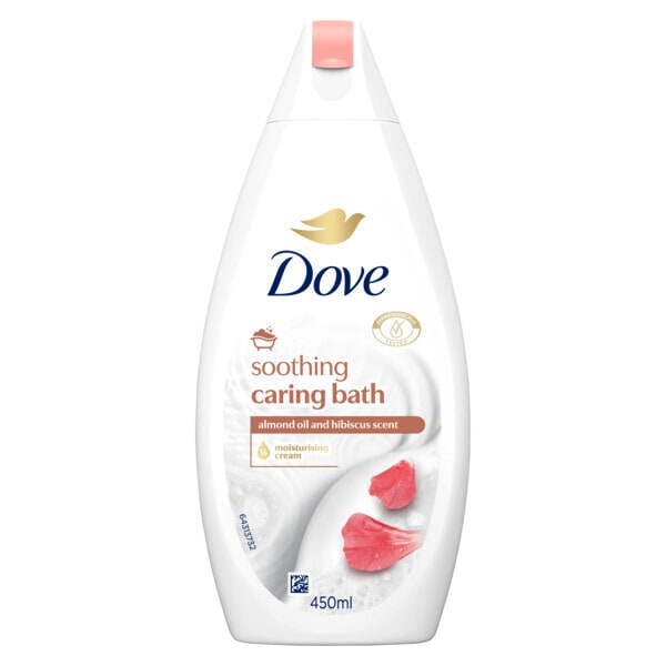 Dove Pampering Almond Cream And Hibiscus Bath Soak 450ml