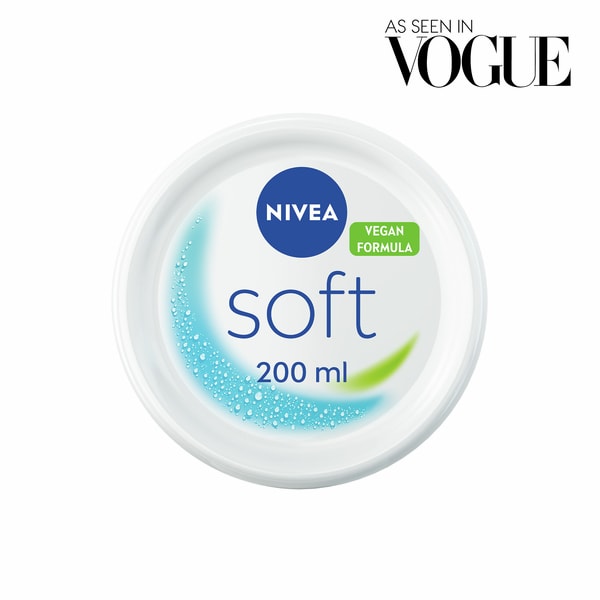NIVEA Soft Moisturiser Cream for Face, Hands & Body, 200ml