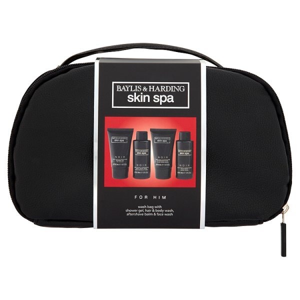 Baylis & Harding Men's Skin Spa Noir Wash Bag Gift Set