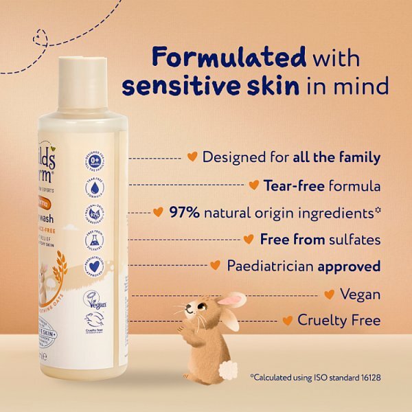 Childs Farm Oatderma Body Wash Fragrance-Free 250Ml