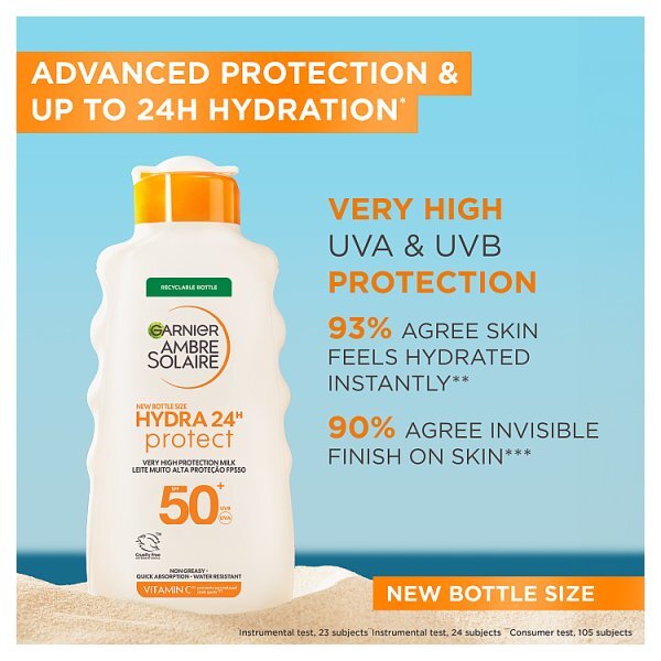 Garnier Ambre Solaire Hydra24 Milk Spf50 400ml