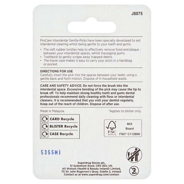 Pro Care Interdental Gentle Tooth Picks