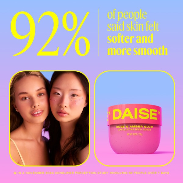 Daise Body Scrub Xoxo Rose & Amber 510G