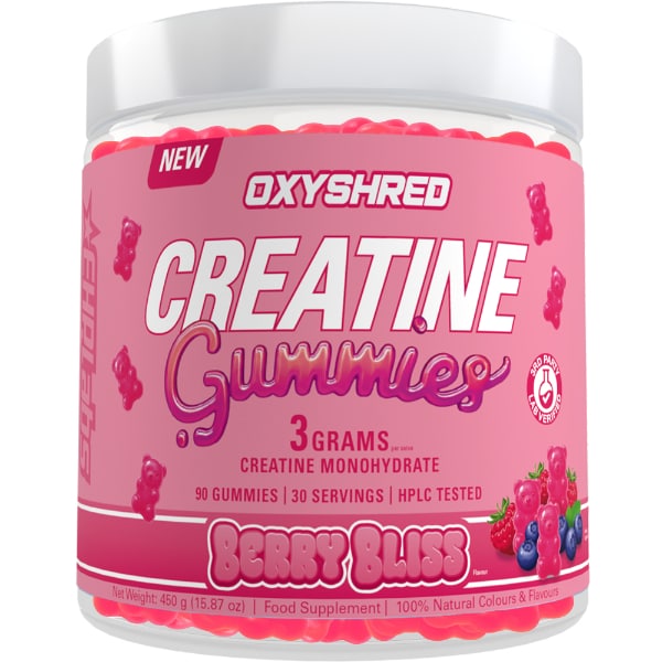 Oxyshred Creatine Gummies Berry Bliss