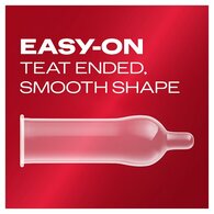 Durex Thin Feel Condoms Extra Silicone Lube Regular Fit 12s