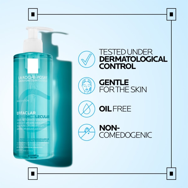 La Roche-Posay Effaclar Supramolecular Face Jelly Cleanser 400ml
