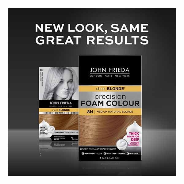 John Frieda Precision Foam Colour Medium Natural Blonde 8N