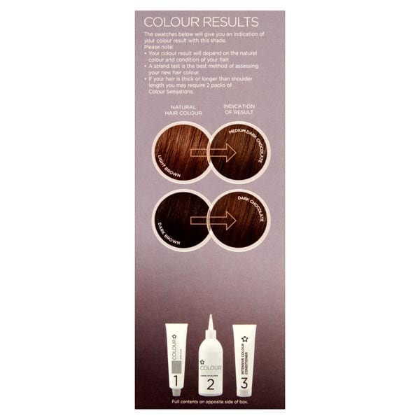 Superdrug Colour Sensations Hair Dye Dark Chocolate 5.0