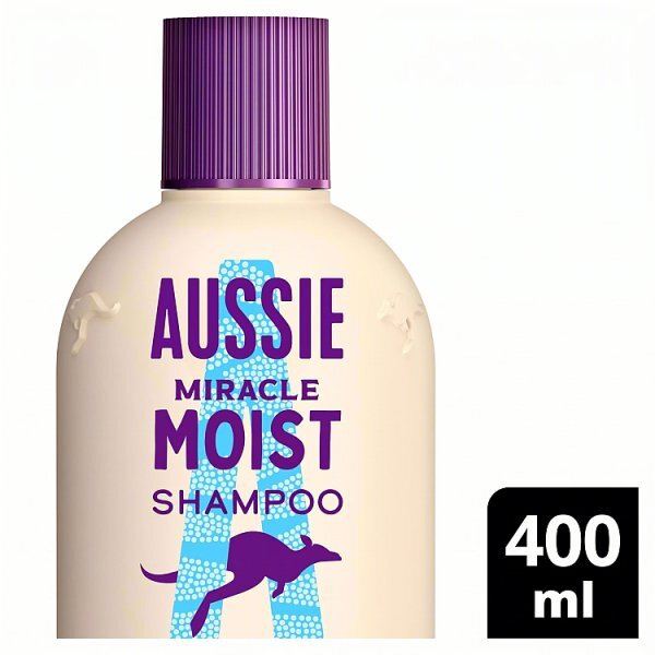 Aussie Miracle Moist Shampoo 400Ml