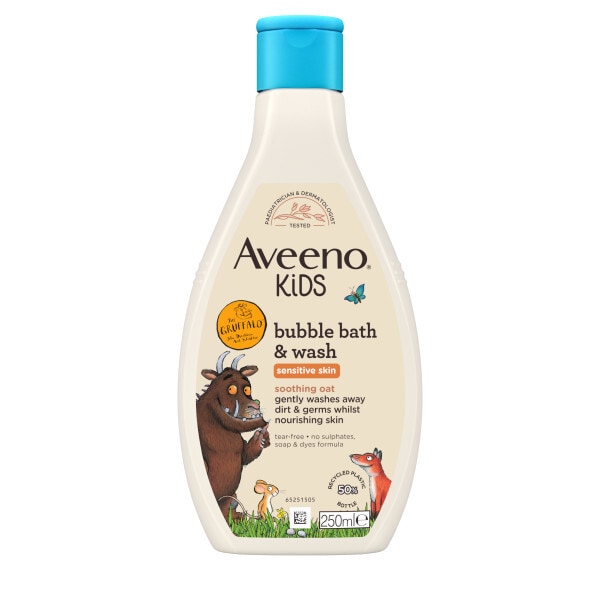 Aveeno Kids Bubble Bath & Wash 250Ml