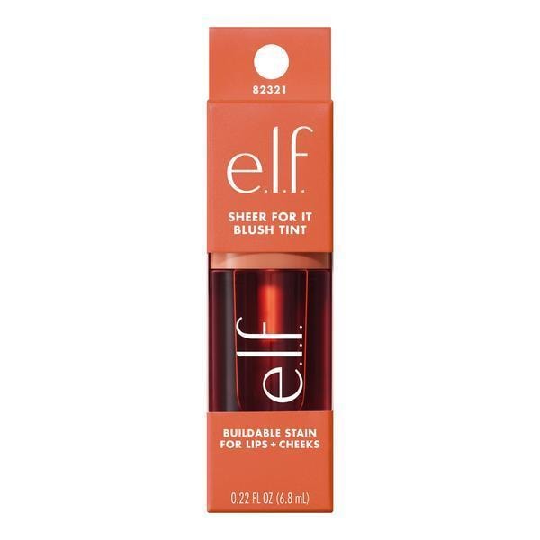 e.l.f. Sheer For It Blush Tint - Lip + Cheek Stain Orange