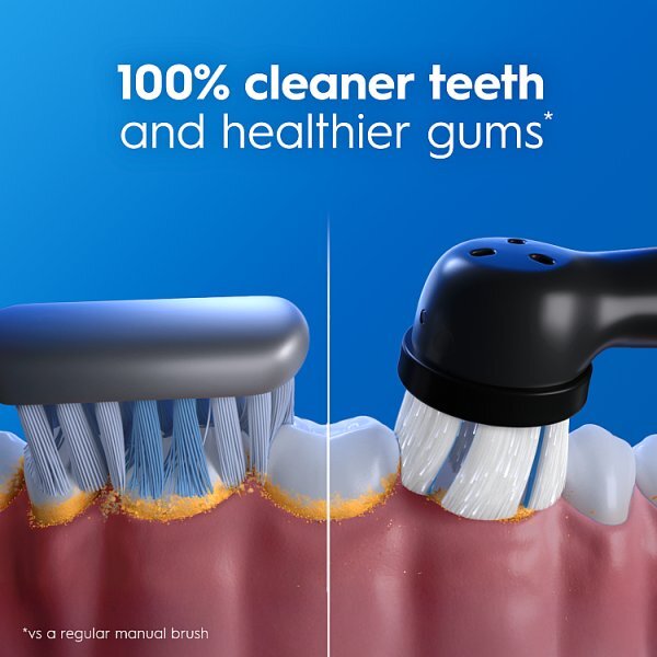 Oral-B iO3 Matt Black Electric Toothbrush + Travel Case