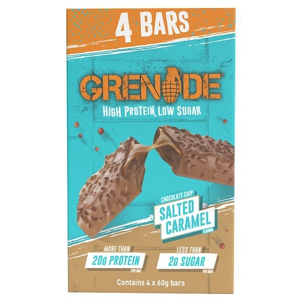 Grenade Protein Bars Salted Caramel Multipack 60G X 4