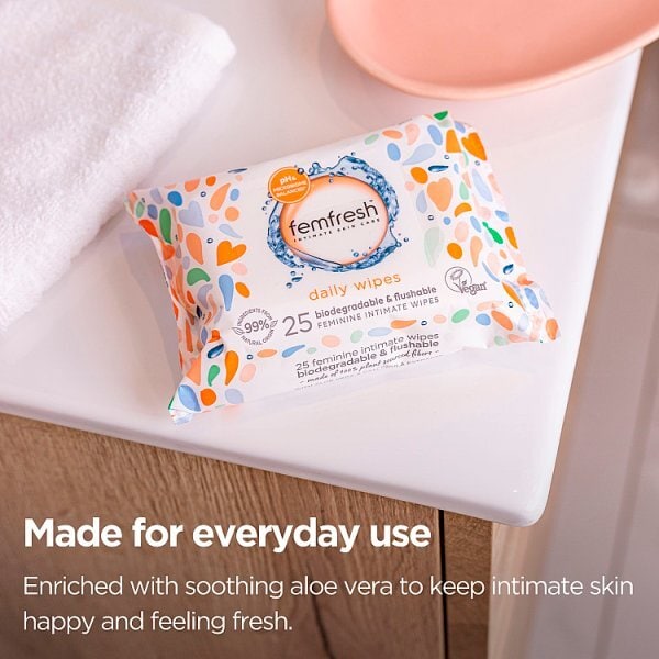 Femfresh Wipes 25 Pack