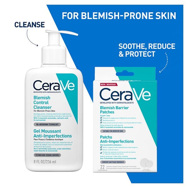 Cerave Blemish Barrier Patches 22 Pieces