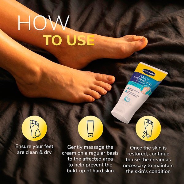 Dr. Scholl's Daily Hydrating Foot Cream 150ml