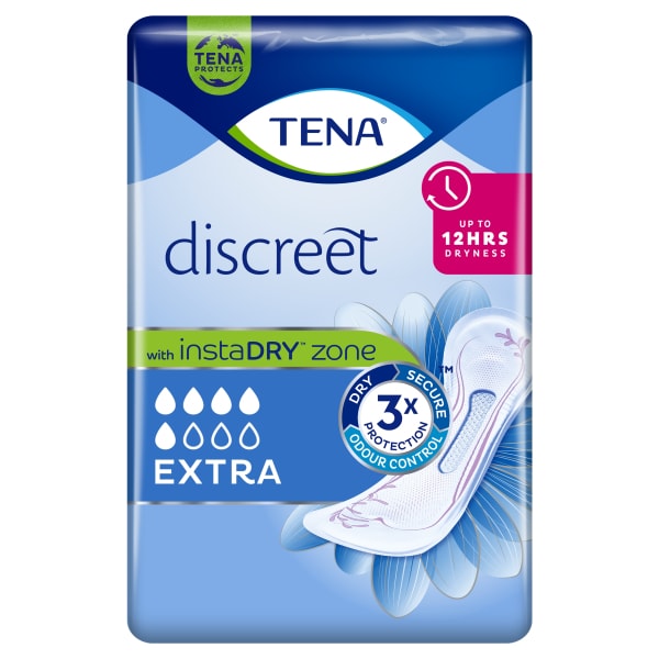 TENA Discreet Extra incontinence Pads 20 pack