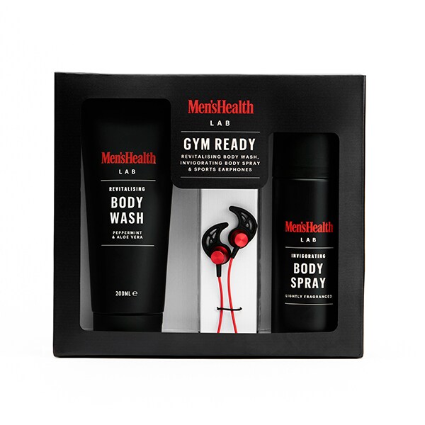 Men's Health Gym Ready Earphones & Body Gift Set