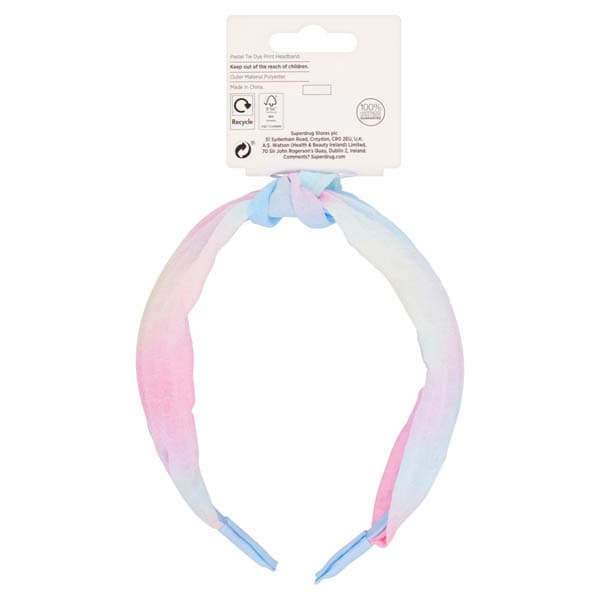 Studio London Pastel Tie Dye Print Headband