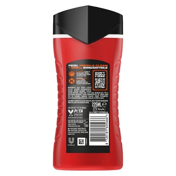 Lynx Sunset Fresh 3-in-1 Body Wash 225 ml