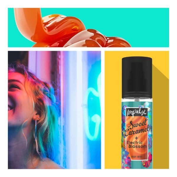 Impulse Sweet Caramel + Electric Blossom Body Mist 150ml