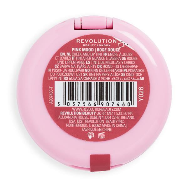 Revolution Bouncy Pudding Lip & Cheek Pink Mood