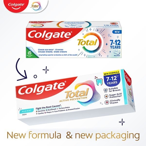 Colgate Total Kids 7-12 Years Mint Toothpaste 50ml