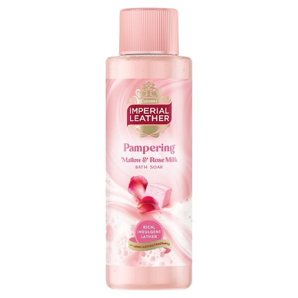 Imperial Leather Pampering Bath Soak Mallow Rose Milk 500ml