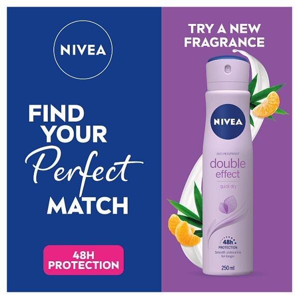 NIVEA Anti-Perspirant Deodorant Spray Double Effect 250ml