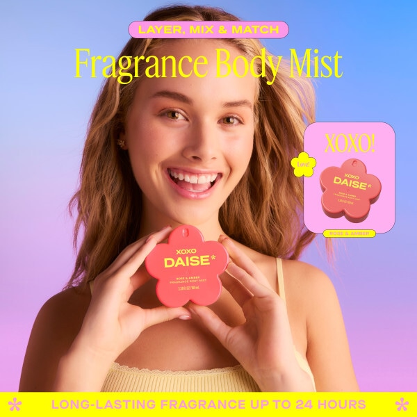 Daise Fragrance Body Mist Rose & Amber 100 Ml