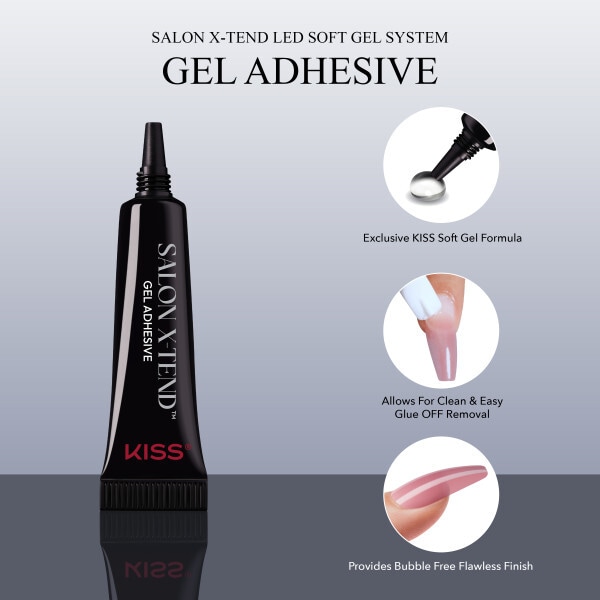 Kiss Salon X-Tend Led Soft Gel Adhesive