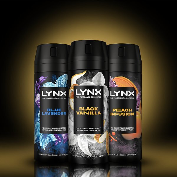 Lynx Fine Fragrance Collection Black Vanilla Premium Body Spray 150 ml