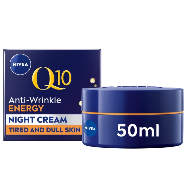 NIVEA Q10 Energy Recharging Night Cream with Vitamin C 50ml