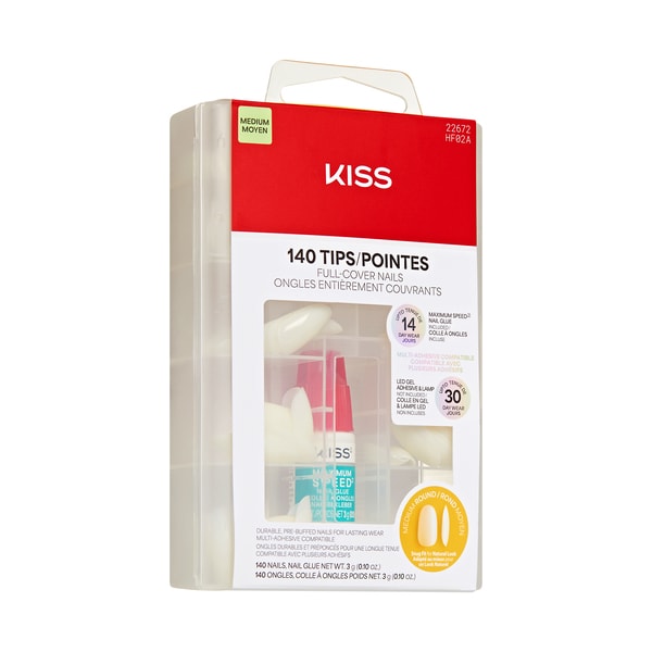 KISS 140 COUNT NAILS EARTHLY