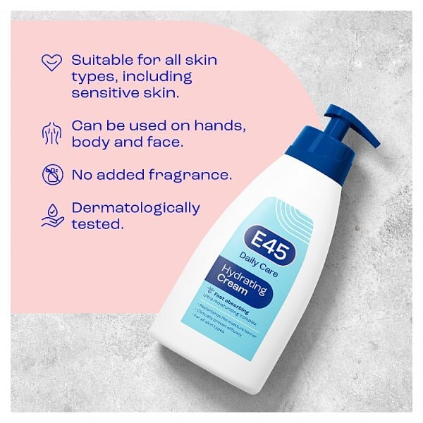 E45 Daily Moisturising Cream with Pump 400ml