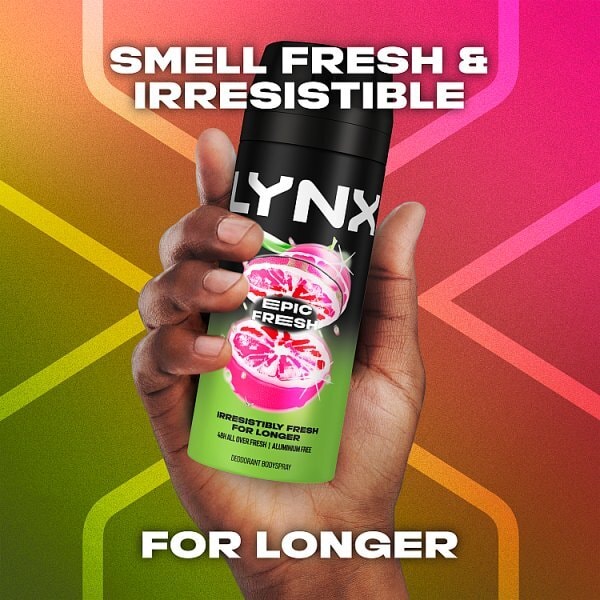 Lynx Epic Fresh Aerosol Body Spray 150 ml