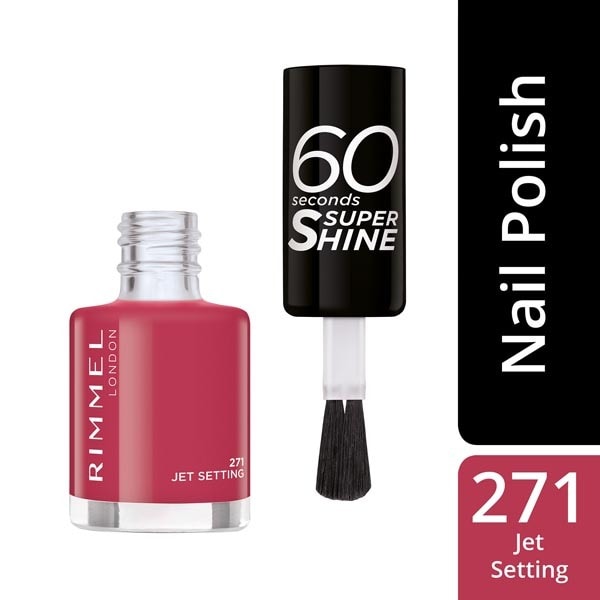 DNR RIMMEL 60 SEC SUP-SH NAIL POLISH JET SET