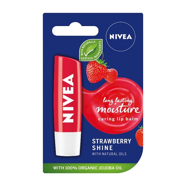 DNR Nivea Lip Fruity Shine Strawberry 4.8g