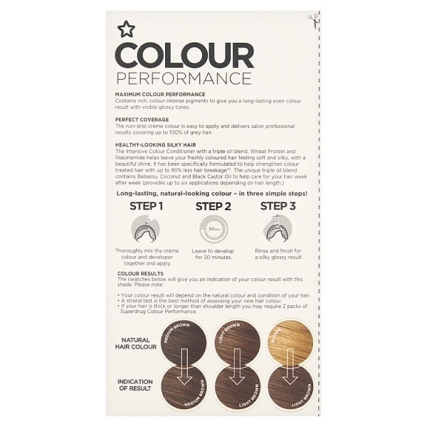 Superdrug Colour Performance 6.0 Natural Light Brown