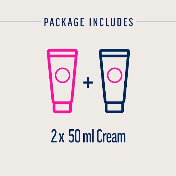 Veet Pure Hair Removal Kit Face Sensitive Skin 2 x 50ml