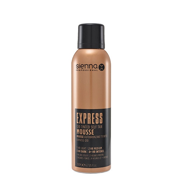 Sienna X Express Q10 Tinted Self Tan Mousse 200ml