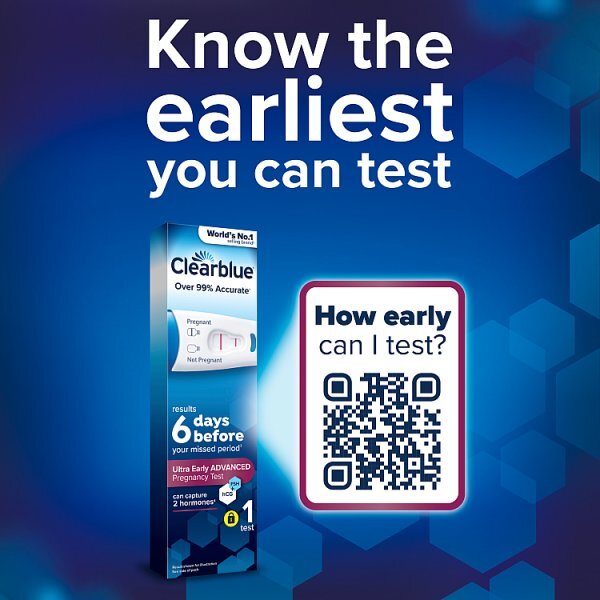 Clearblue Visual Early Advanced Stick Pregnancy 1Ct Csx60