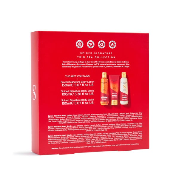 Sanctuary Spa Spiced Signature  Trio Spa Collection