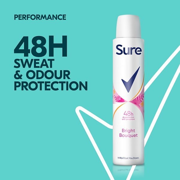 Sure Bright Bouquet Anti-Perspirant Deodorant Aerosol 200 ml