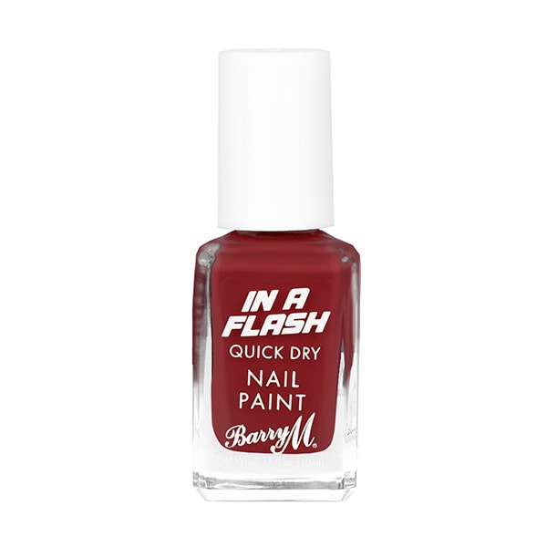 Barry M In A Flash Quick Dry Nail Paint - Maroon Motion