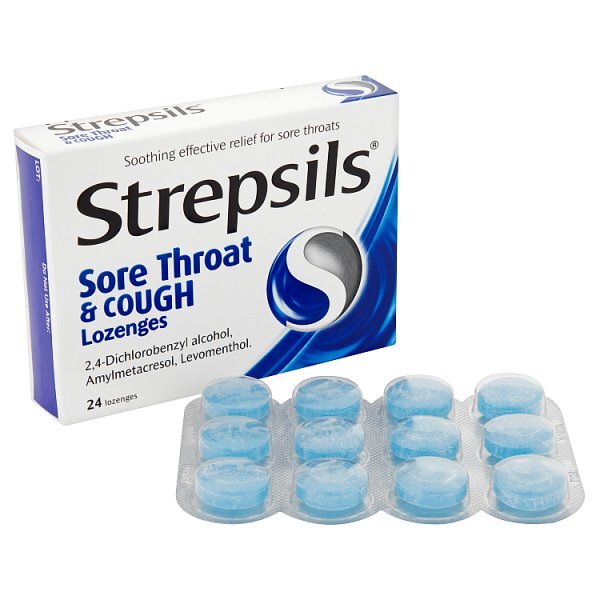 Strepsils Sore Throat & Cough Lozenges 24s