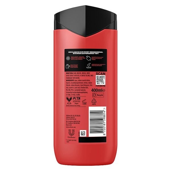 Lynx Fine Fragrance Collection Cherry Spritz Premium Body Wash 400 ml