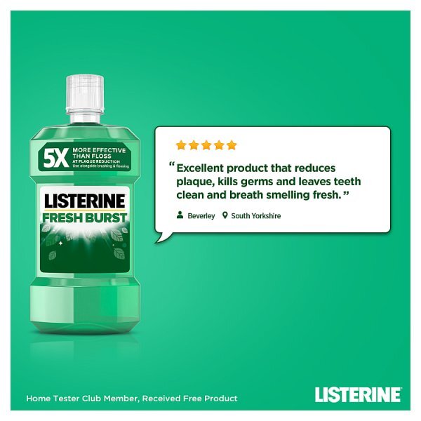 Listerine Freshburst Anti-Bacterial Mouthwash 500ml