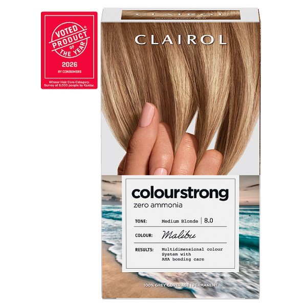 Clairol Colour Strong Zero Ammonia Hair Dye Medium Blonde